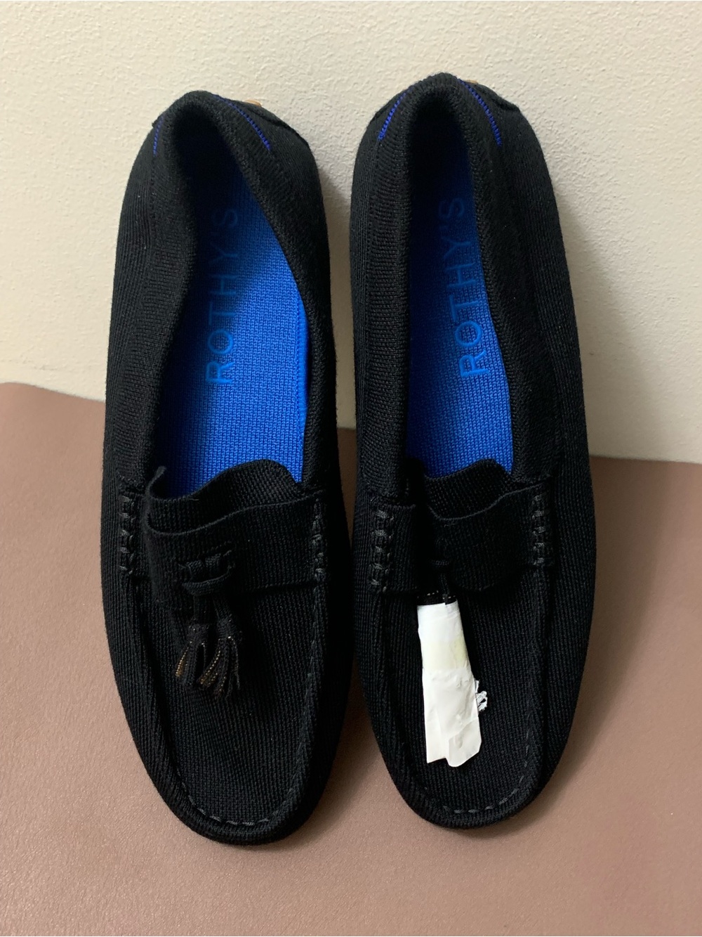 Rothy's 'The Merino Tassel Driving Loafer' In Black NEW No Box Men’s Sz 11